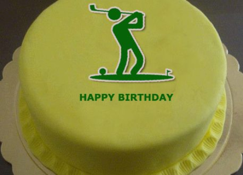 happy birthday golf cake meme