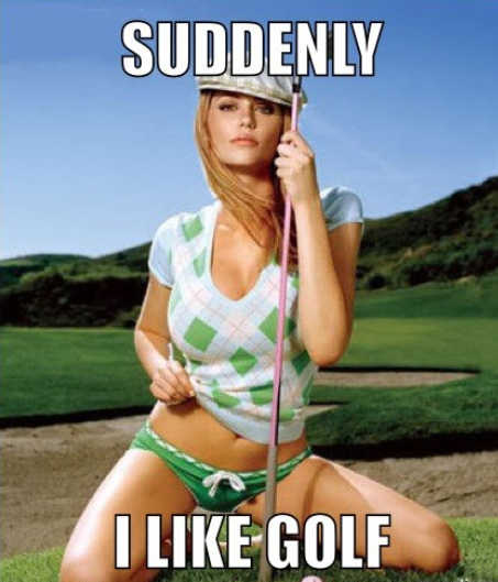 I like golf girl