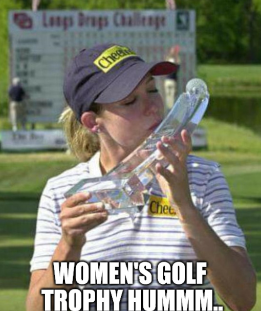 women's golf trophy