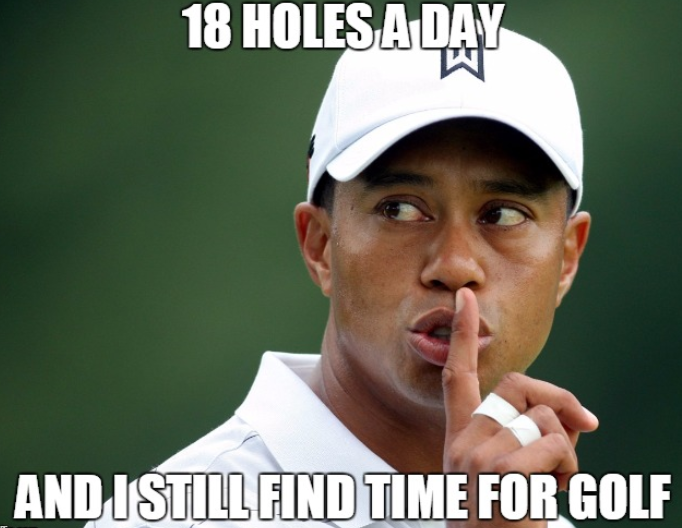 18 holes a day