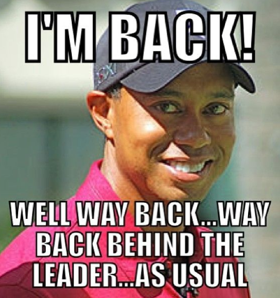 Tiger Woods on his comeback 